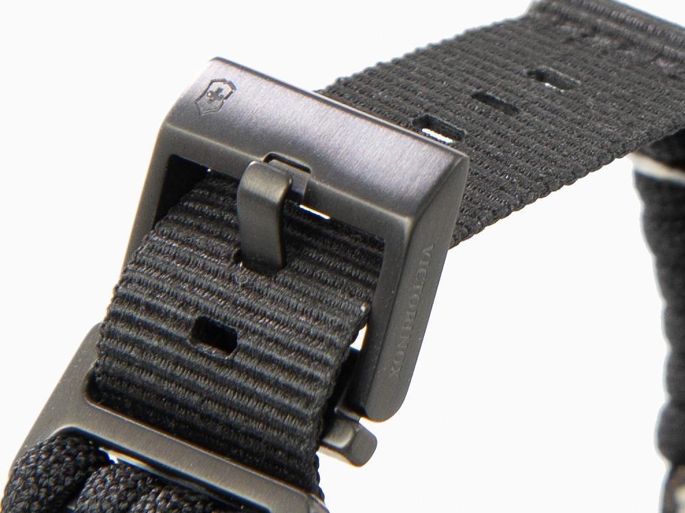 Victorinox I.N.O.X. ChronoQuartz Watch, Carbon, Black, 43 mm, V241989.1