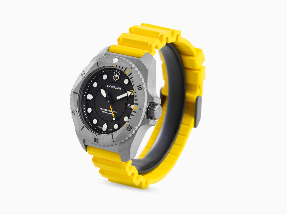 Victorinox Dive Pro Quartz Watch, Titanium, Black, 43 mm, V241992