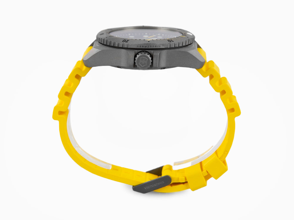 Victorinox Dive Pro Quartz Watch, Titanium, Black, 43 mm, V241992