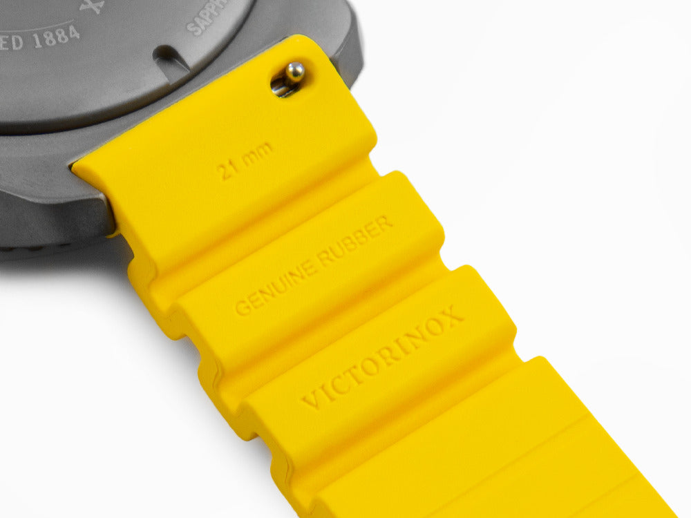 Victorinox Dive Pro Quartz Watch, Titanium, Black, 43 mm, V241992