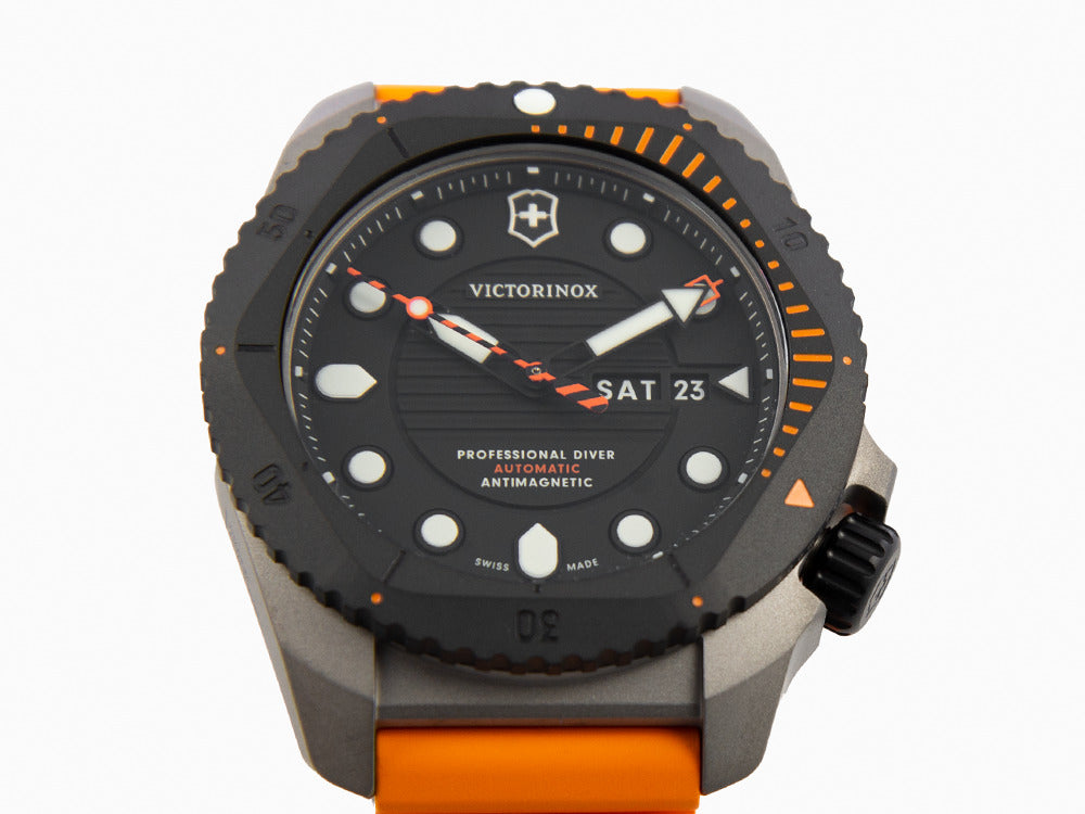 Victorinox Dive Pro Automatic Watch, Titanium, Black, 43 mm, 30 atm, V241996