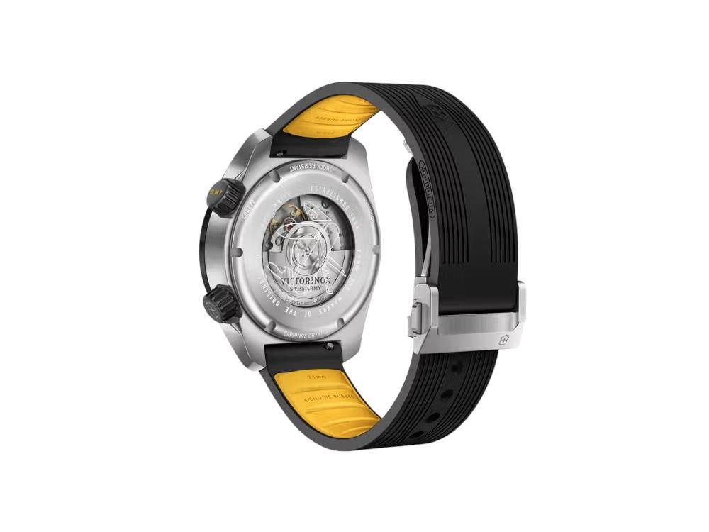 Victorinox Air Pro Automatic Watch, Stainless Steel 316L, Black, 43 mm, V242005