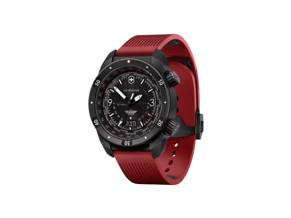 Victorinox Air Pro Automatic Watch, Stainless Steel 316L, Black, 43 mm, V242006