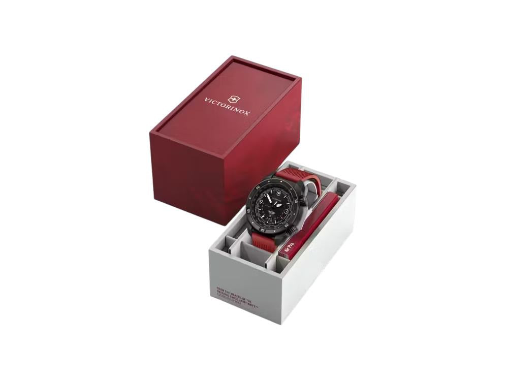Victorinox Air Pro Automatic Watch, Stainless Steel 316L, Black, 43 mm, V242006
