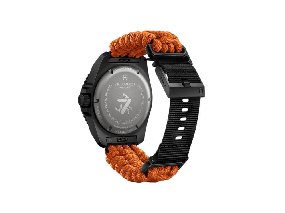 Victorinox Dive Pro Quartz Watch, Titanium, Black, 43 mm, V242069.1