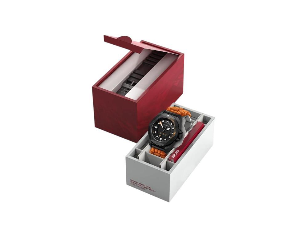 Victorinox Dive Pro Quartz Watch, Titanium, Black, 43 mm, V242069.1