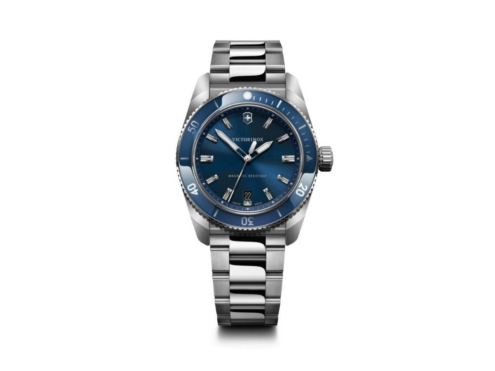 Victorinox Maverick Quartz Watch, Stainless Steel 316L, Blue, 39 mm, 242095