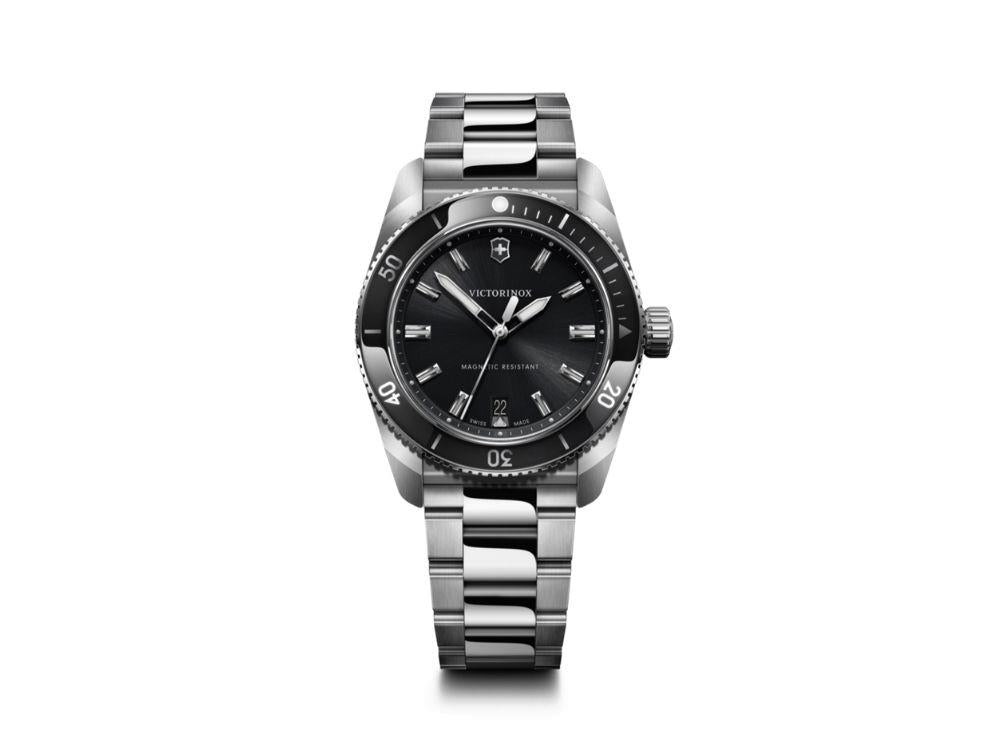 Victorinox Maverick Quartz Watch, Stainless Steel 316L, Black, 39 mm, V242097