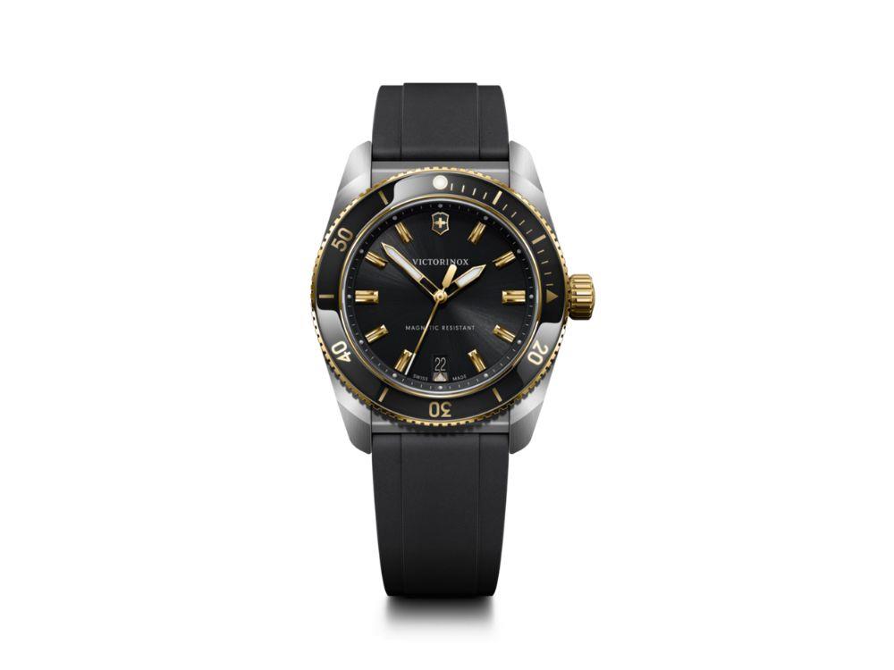 Victorinox Maverick SS/IPG Quartz Watch, Black, 39 mm, V242099