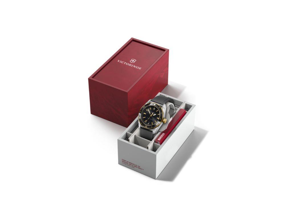 Victorinox Maverick SS/IPG Quartz Watch, Black, 39 mm, V242099