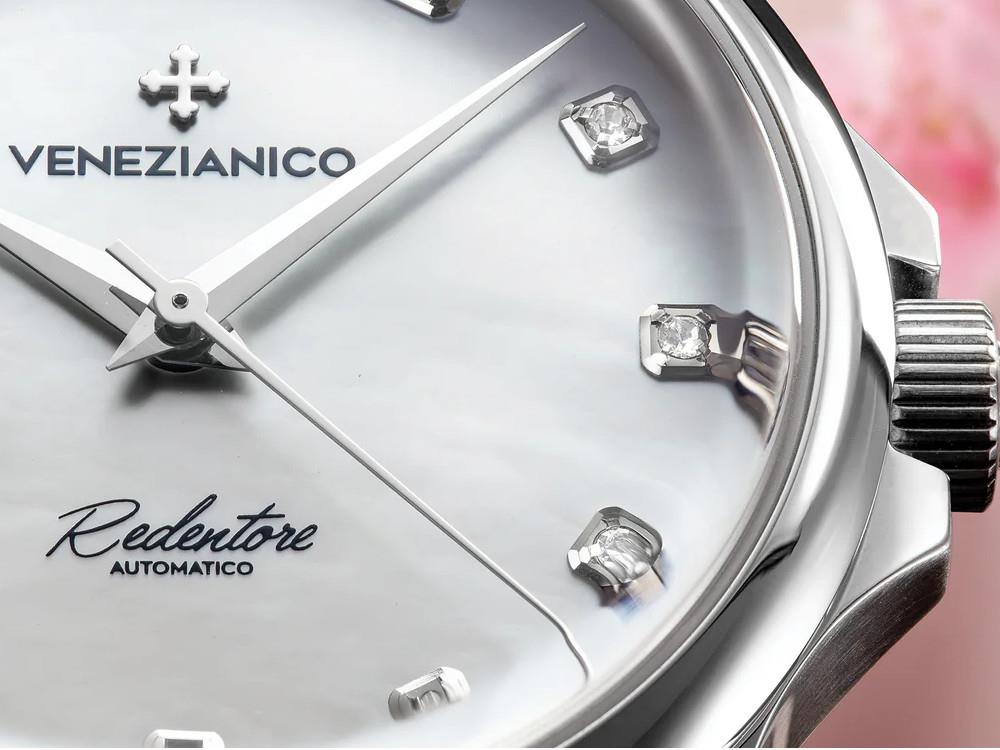 Venezianico Redentore Automatic Watch, 36 mm, White, 1121520C