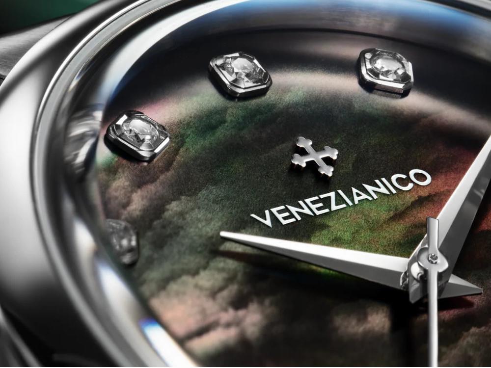 Venezianico Redentore Automatic Watch, 36 mm, Black, 1121521C