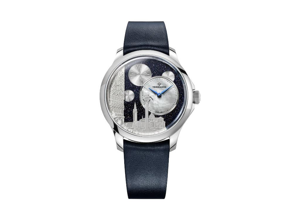 Venezianico Redentore Bellanotte Automatic Watch, 40 mm, Black, 1221575