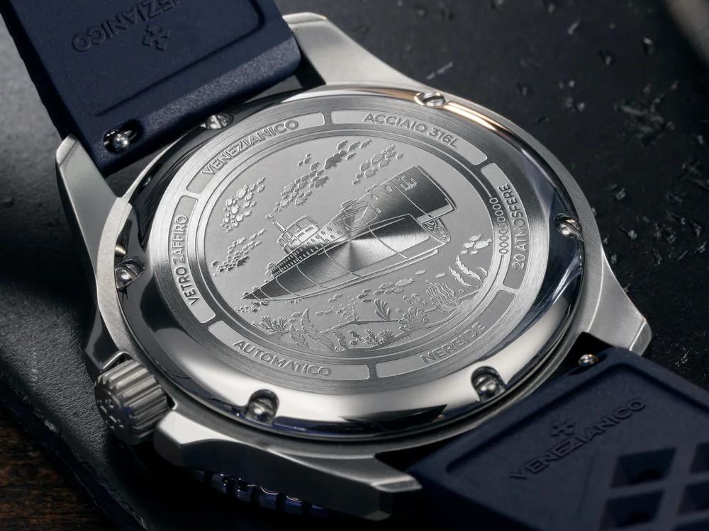 Venezianico Nereide Avventurina Automatic Watch 39 mm, Blue, 3121551