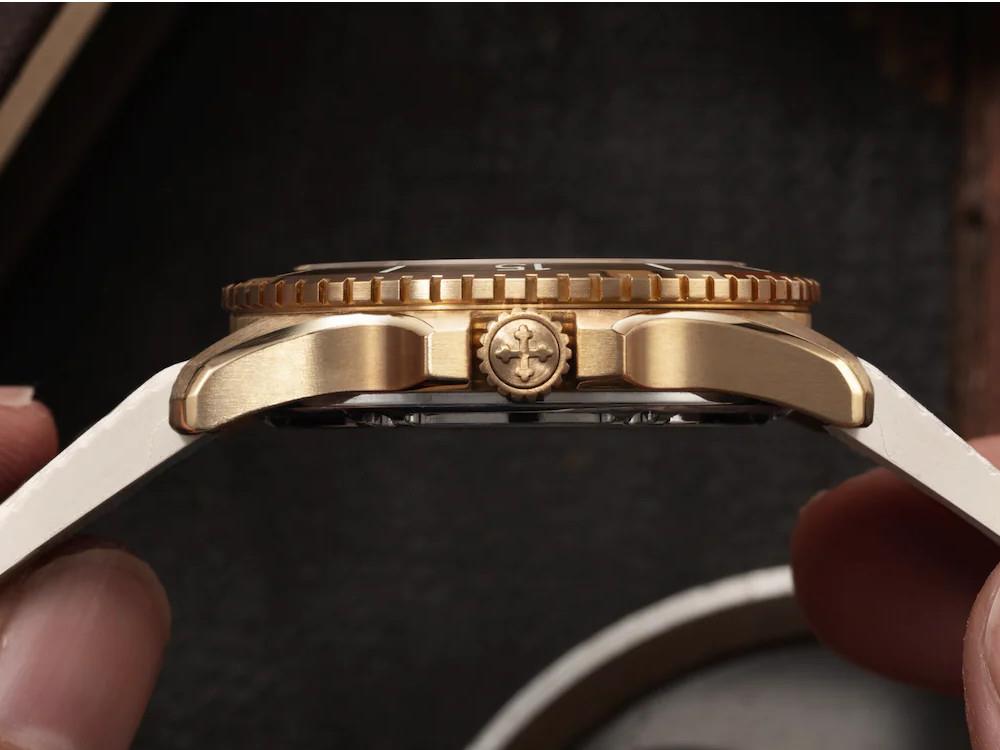 Venezianico Nereide Bronzo Automatic Watch 39 mm, White, 3121556