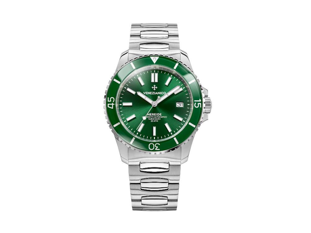 Venezianico Nereide Automatic Watch 42 mm, Green, 3321501C