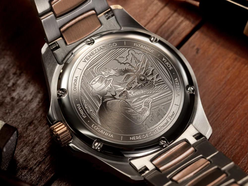 Venezianico GMT Grand Tour Nereide Automatic Watch, 39 mm, 3521510C