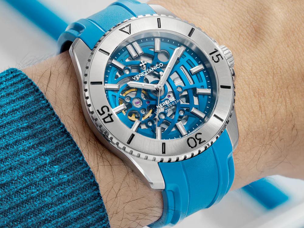 Venezianico Nereide Ultraleggero Automatic Watch 42 mm, Blue, 3921506