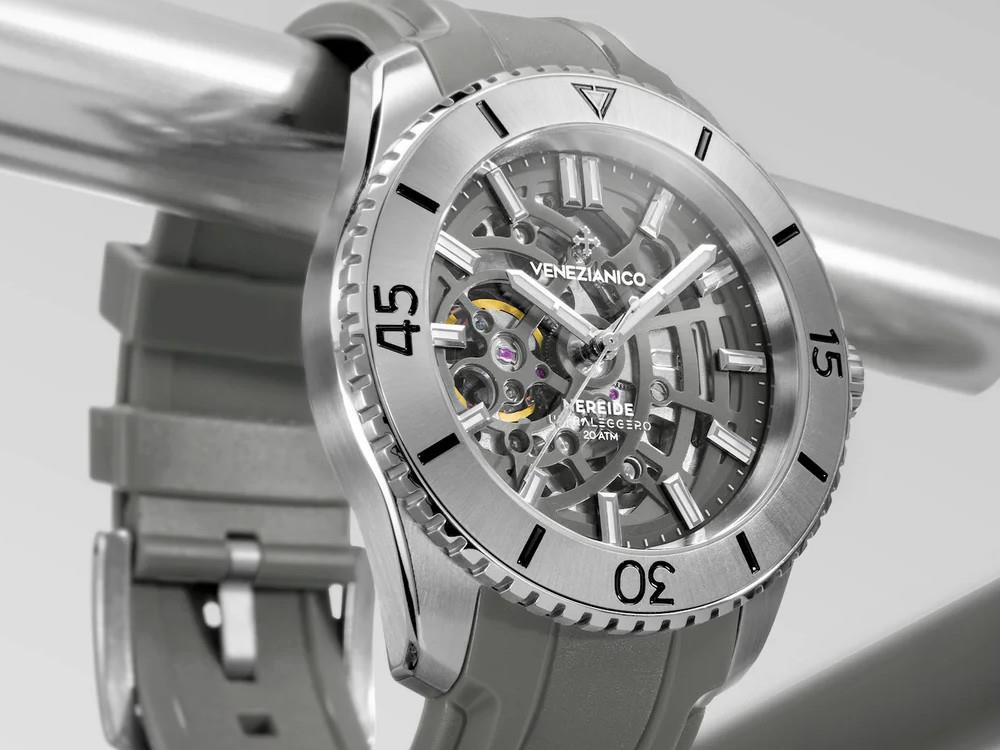 Venezianico Nereide Ultraleggero Automatic Watch, 42 mm, Grey, 3921508