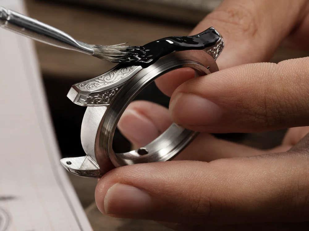 Venezianico Nereide Acquaforte Automatic Watch, 42 mm, Black, 3921520