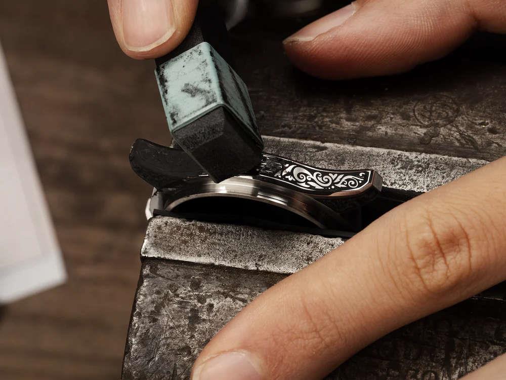 Venezianico Nereide Acquaforte Automatic Watch, 42 mm, Black, 3921520