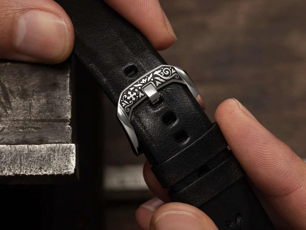 Venezianico Nereide Acquaforte Automatic Watch, 42 mm, Black, 3921520