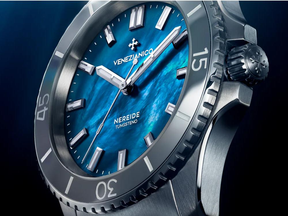Venezianico Nereide Tungsteno Automatic Watch 42 mm, Blue, 3921541C
