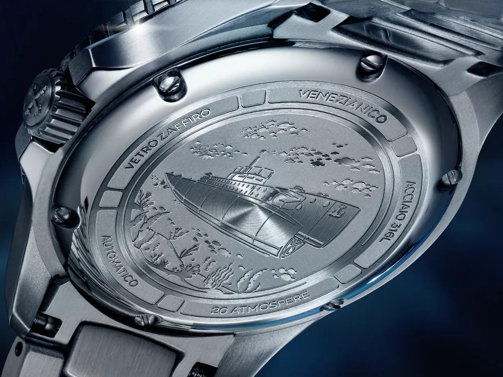 Venezianico Nereide Tungsteno Automatic Watch 42 mm, Blue, 3921541C
