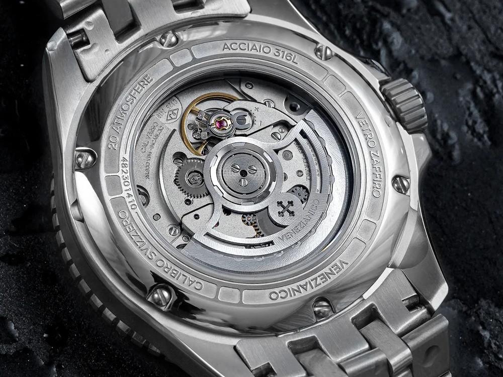 Venezianico Nereide GMT Ceratung™ Automatic Watch, 42 mm, Black, 4521500S