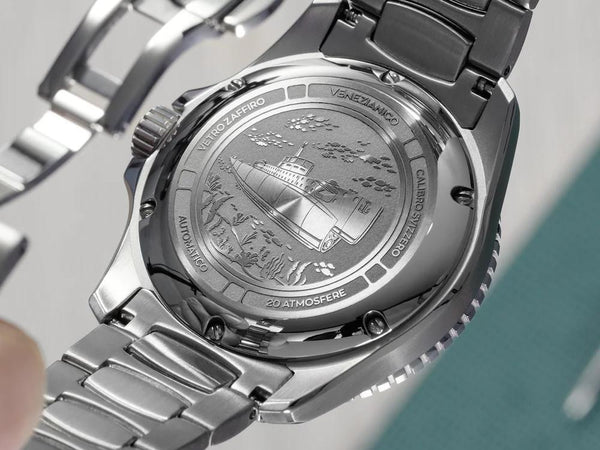 Venezianico Nereide Ceramica Automatic Watch, 42 mm, Black