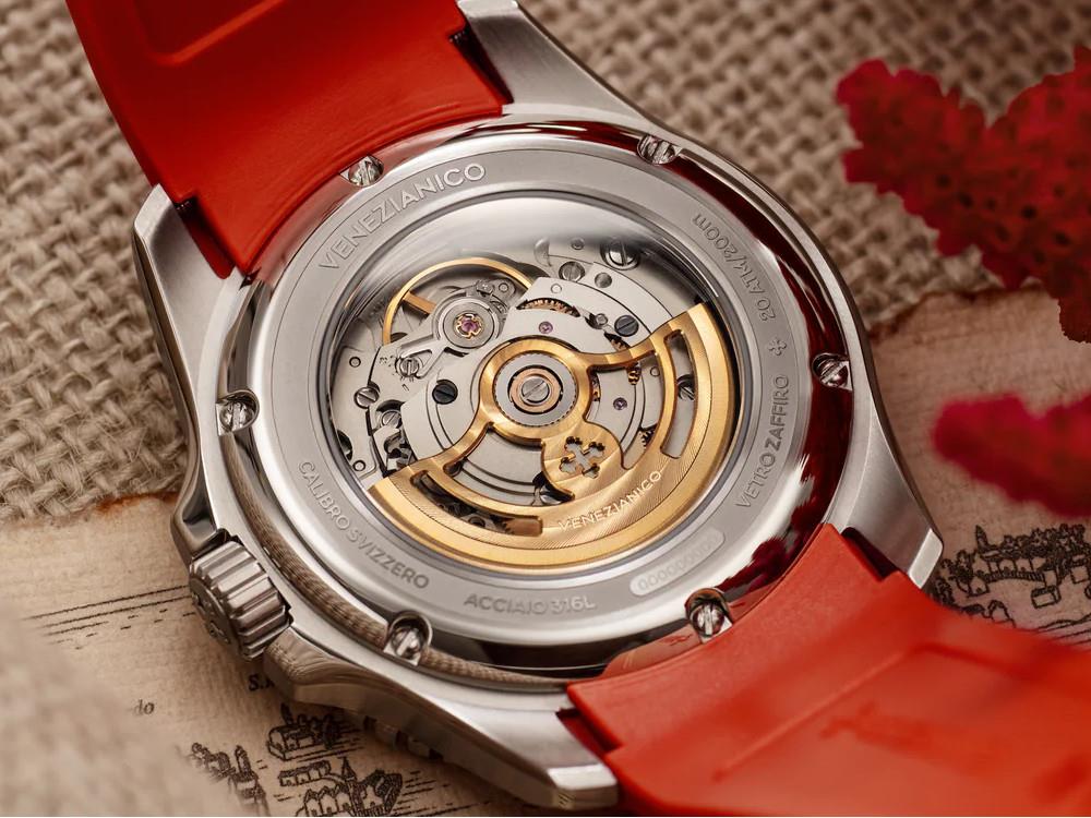 Venezianico Nereide Corallo Automatic Watch, 42 mm, Red, 4521546