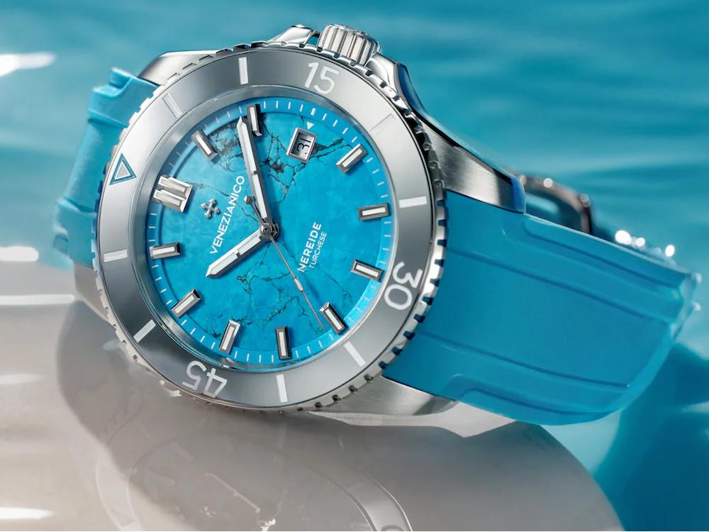 Venezianico Nereide Turchese Automatic Watch, 42 mm, Turquoise, 4521547