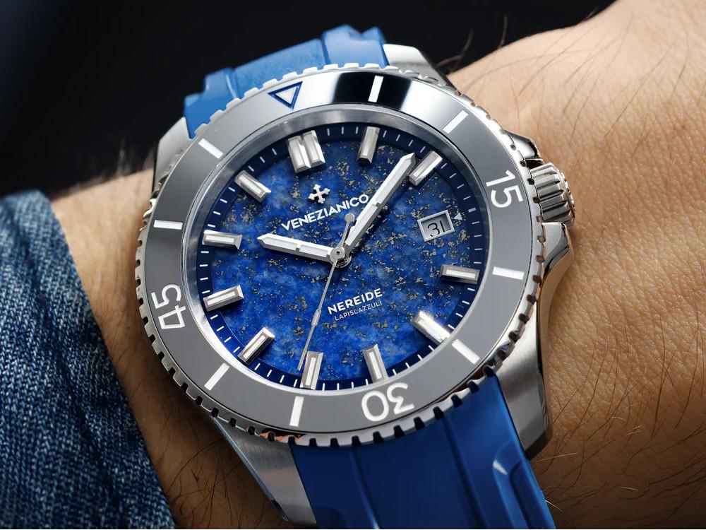 Venezianico Nereide Lapislazzuli Automatic Watch, 42 mm, Blue, 4521548