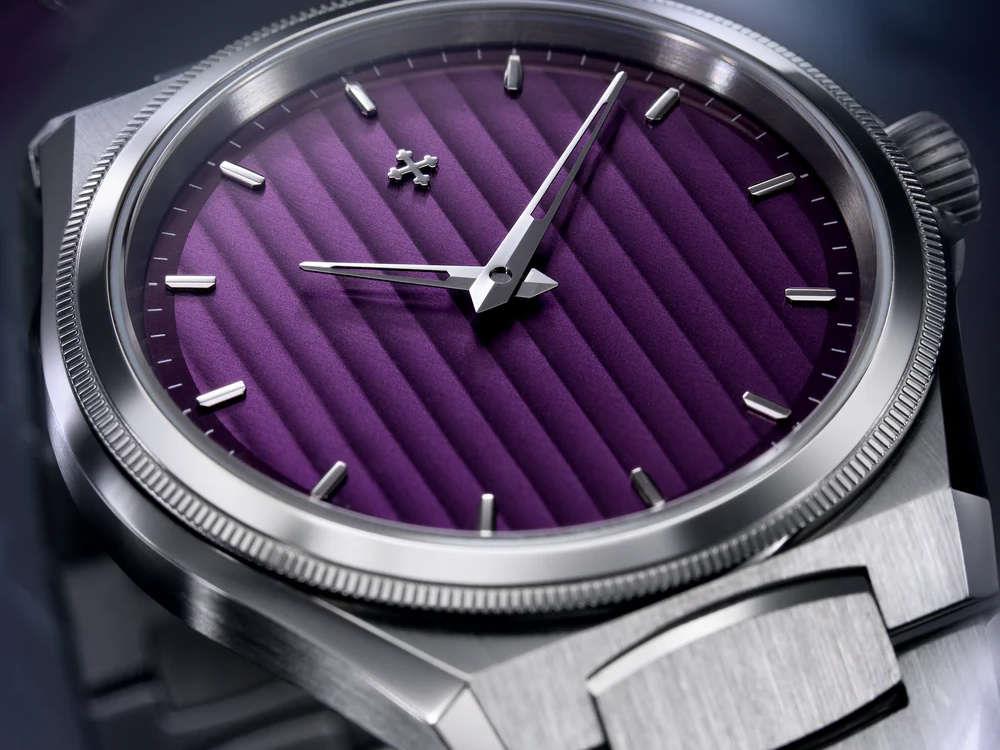 Venezianico Arsenale Automatic Watch, 40 mm, Violet, 6221501C