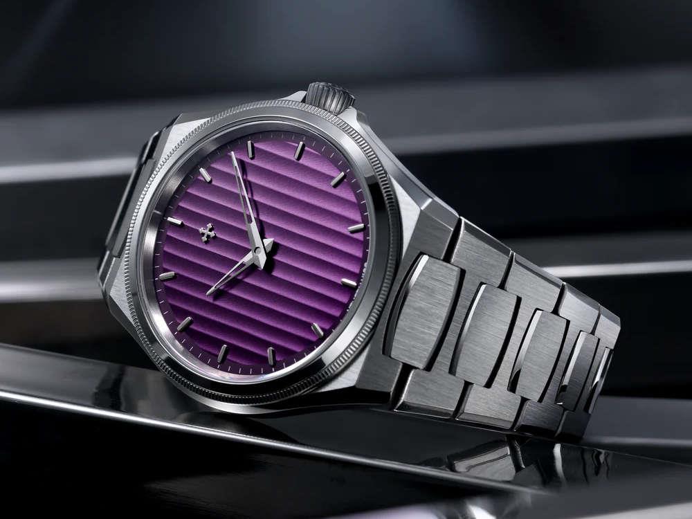 Venezianico Arsenale Automatic Watch, 40 mm, Violet, 6221501C