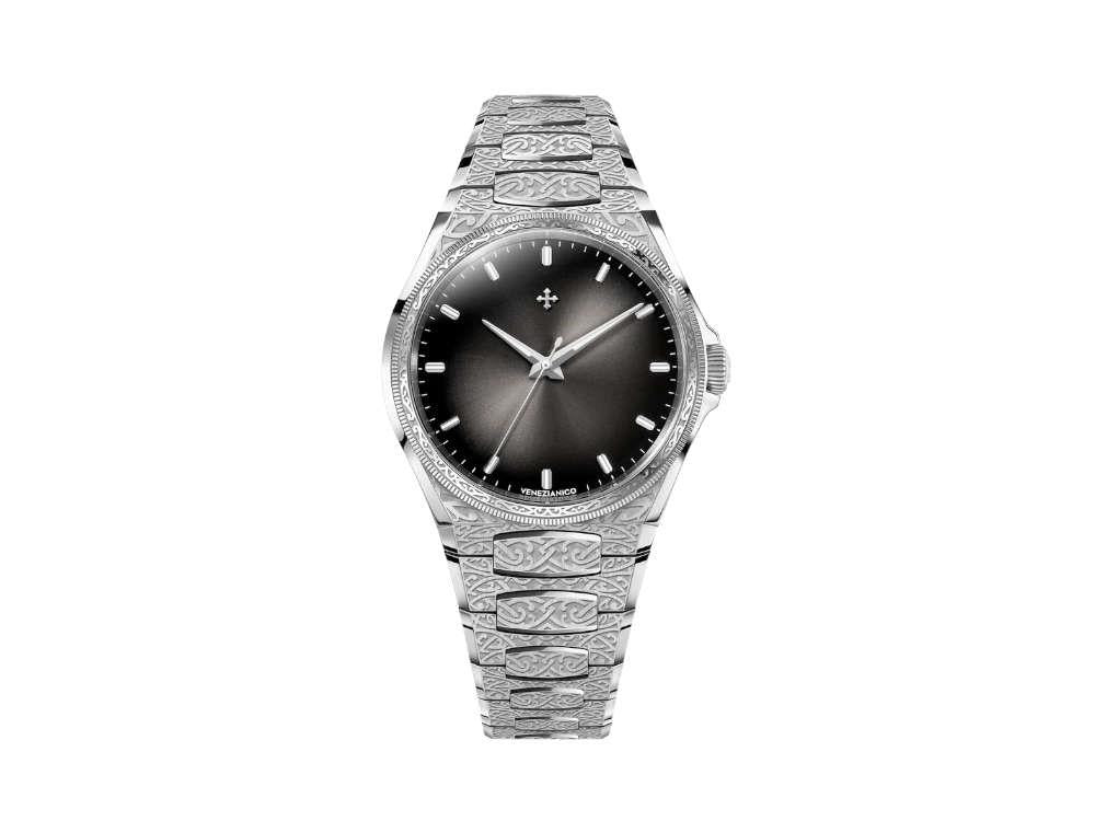 Venezianico Arsenale Bizantino Automatic Watch, 40 mm, Black, 6221520C