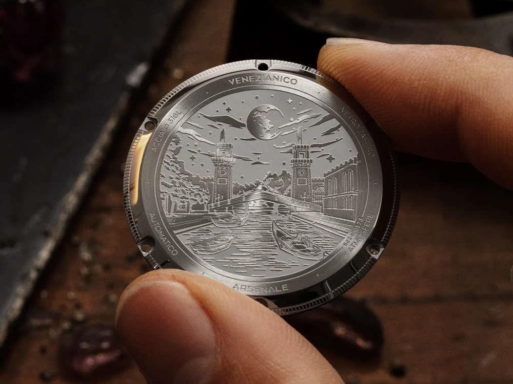 Venezianico Arsenale Avventurina Automatic Watch, 40 mm, Blue, 6221550