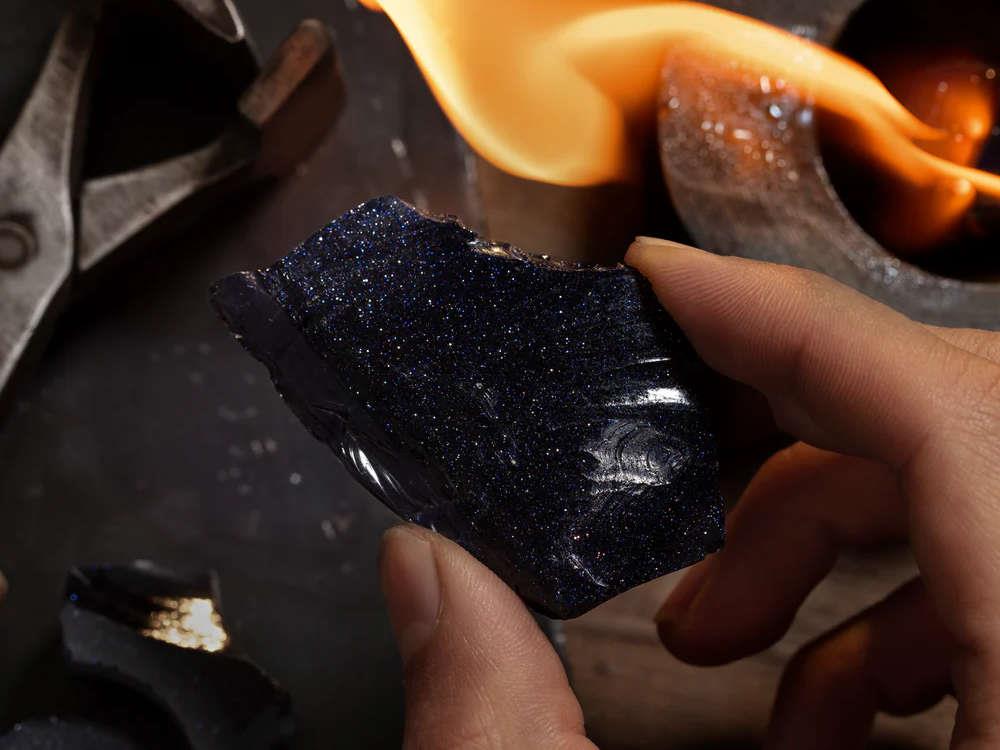 Venezianico Arsenale Avventurina Automatic Watch, 40 mm, Blue, 6221550