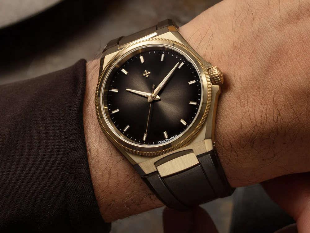 Venezianico Arsenale Bronzo Automatic Watch, 40 mm, Brown, 6221555