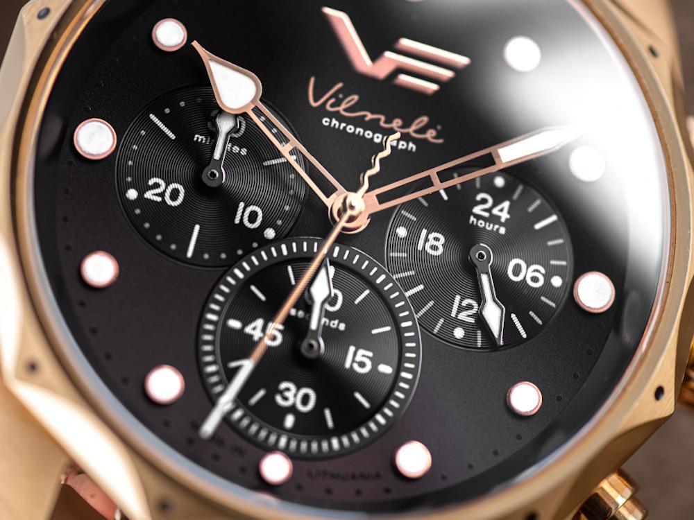 Vostok Europe Vilnelė Quartz Watch, Black, 39 mm, JS20-125B751-L-BK