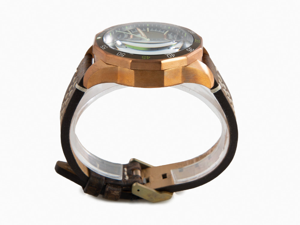 Vostok Europe Rocket N-1 Automatic Watch, Bronze, Green, 46mm,  NE57-225O565