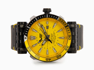 Vostok Europe Energia II GMT Automatic Watch, PVD, Yellow, LE, NH34-575C719