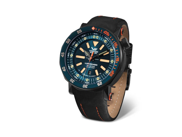 Vostok Europe Lunokhod-2 Automatic Watch, Blue, 49 mm, Tritium