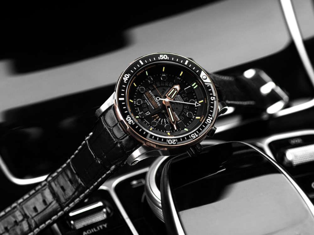 Vostok Europe Batiscafos Quartz Watch, Black, 49.7 mm, PX84-511E769-L-BK