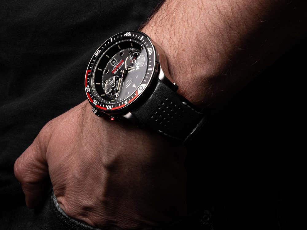 Vostok Europe Batiscafos Quartz Watch, Black, 49.7 mm, PX84-511E769-L-BK