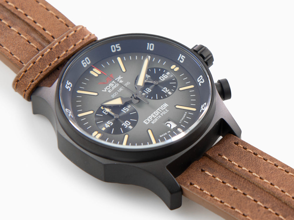 Vostok Europe Expedition North Pole Quartz Watch, 43 mm, Chrono, VK64-592C558