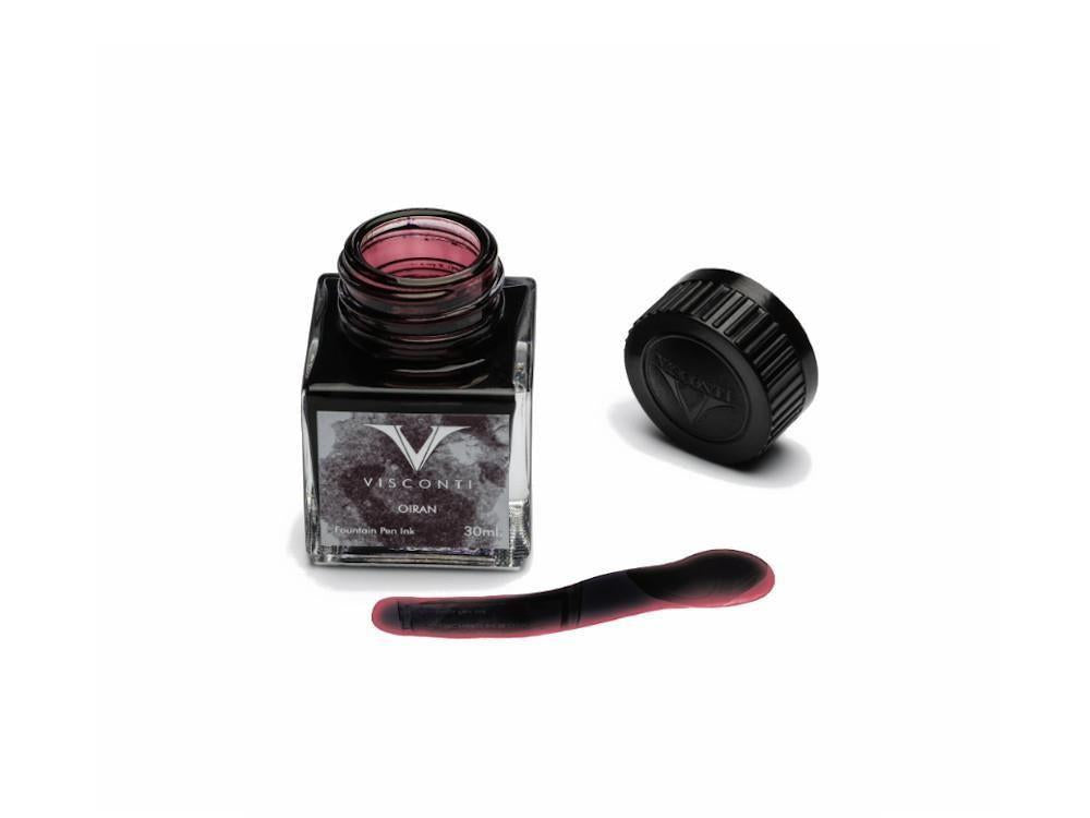 Visconti Oiran Ink Bottle, 30ml, Red, Crystal, INKVG-30ML62