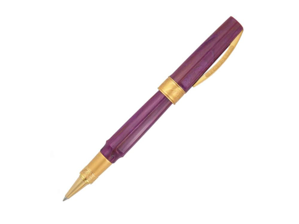 Visconti Mirage Mythos Aphrodite Rollerball pen, Gold plated, Purple KP07-14-RB