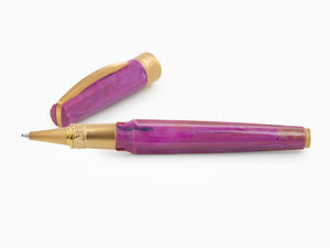 Visconti Mirage Mythos Aphrodite Rollerball pen, Gold plated, Purple KP07-14-RB