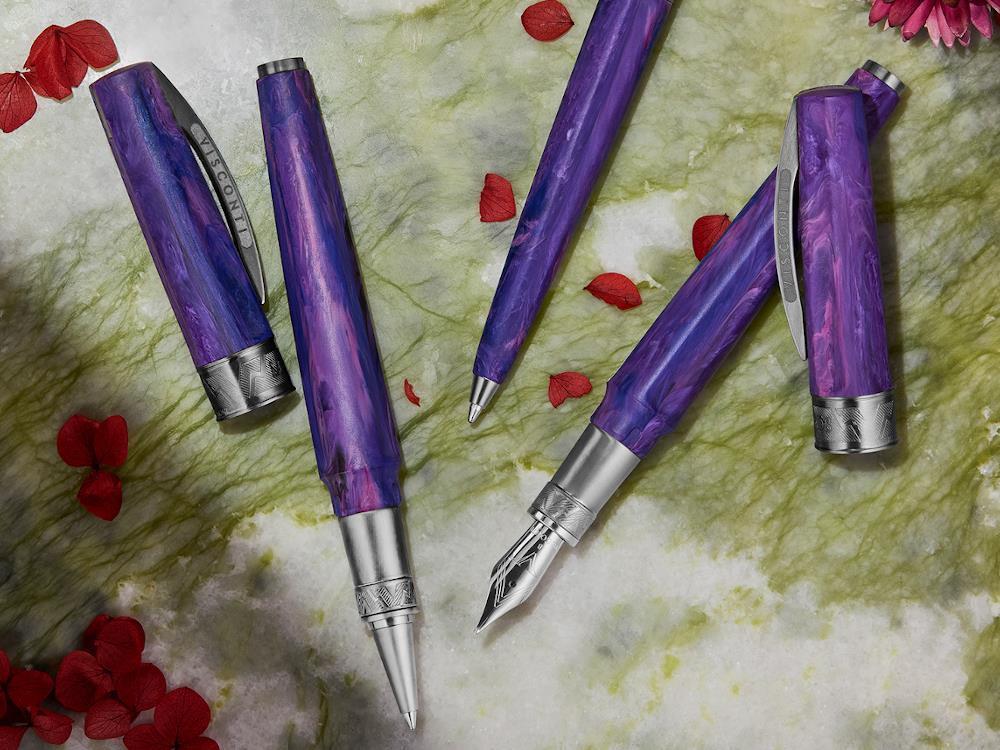 Visconti Mirage Mythos Persephone Fountain Pen, Violet, KP07-21-FP